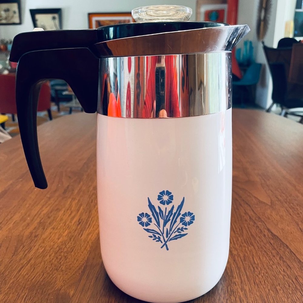 Vintage Corning Electronic Coffee Percolator 10 Cup Excellent